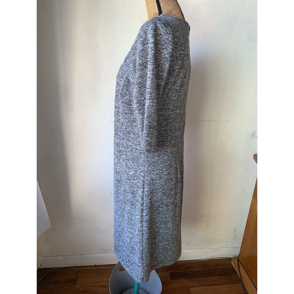 Emma & Michele Peek A Boo Fronted Bodycon Grey Dress with Half Sleeves Sz MEDIUM - Picture 5 of 16
